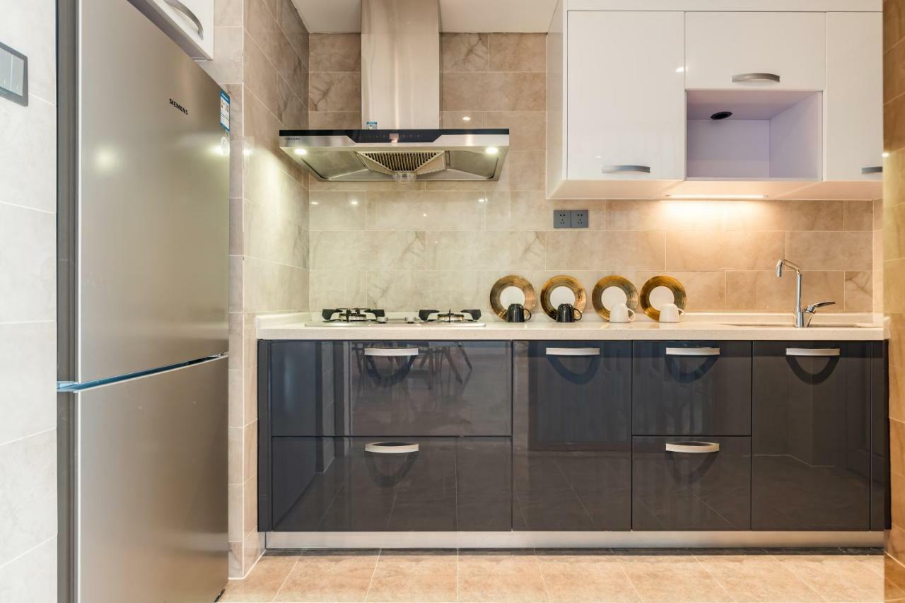 Tianfu In Service Apartement Chengdu Esterno foto