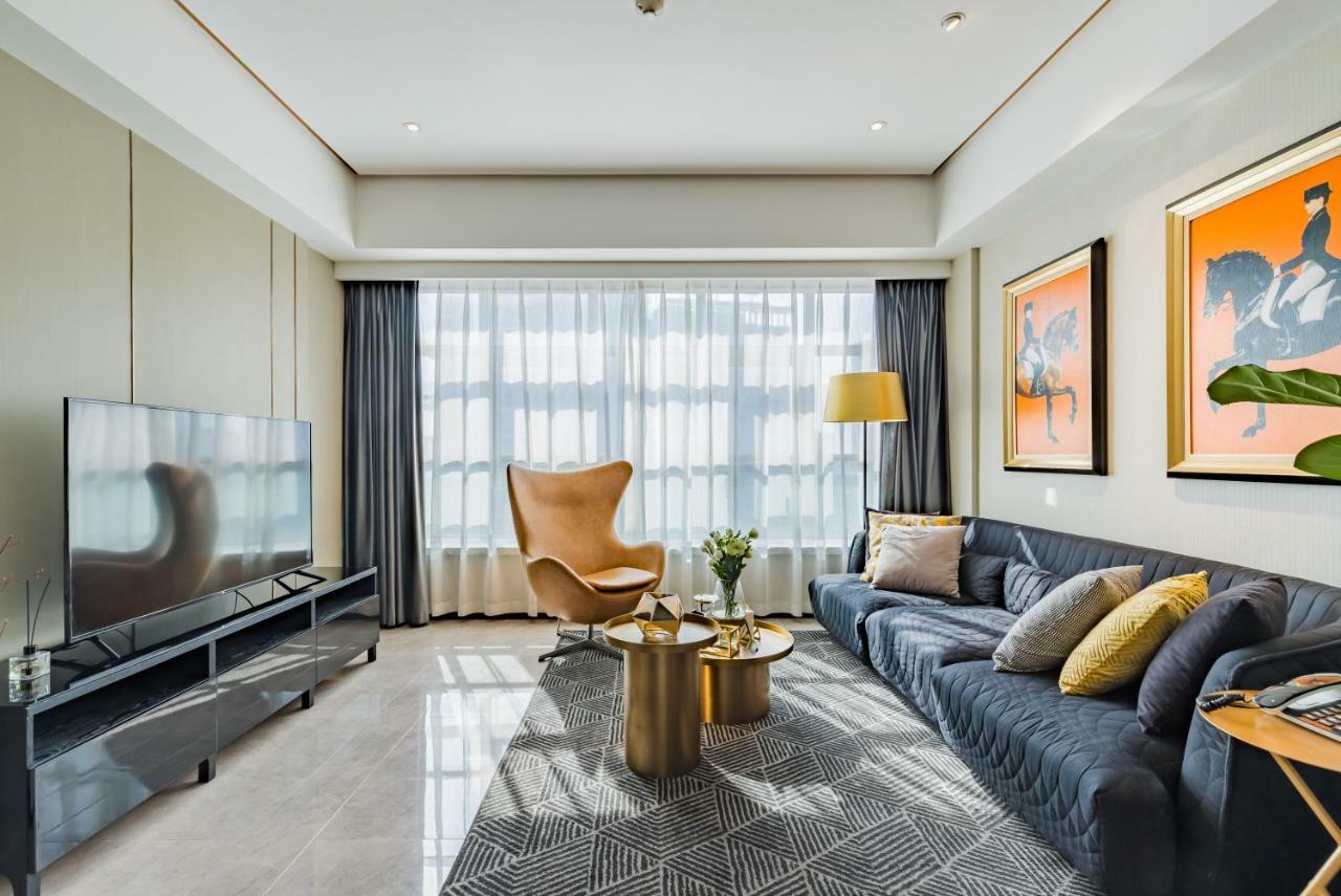 Tianfu In Service Apartement Chengdu Esterno foto