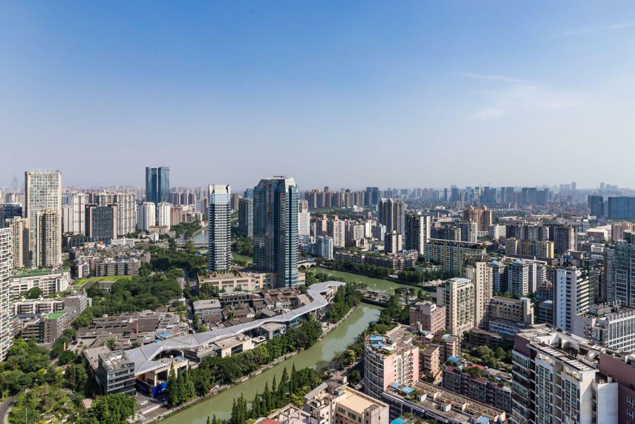 Tianfu In Service Apartement Chengdu Esterno foto