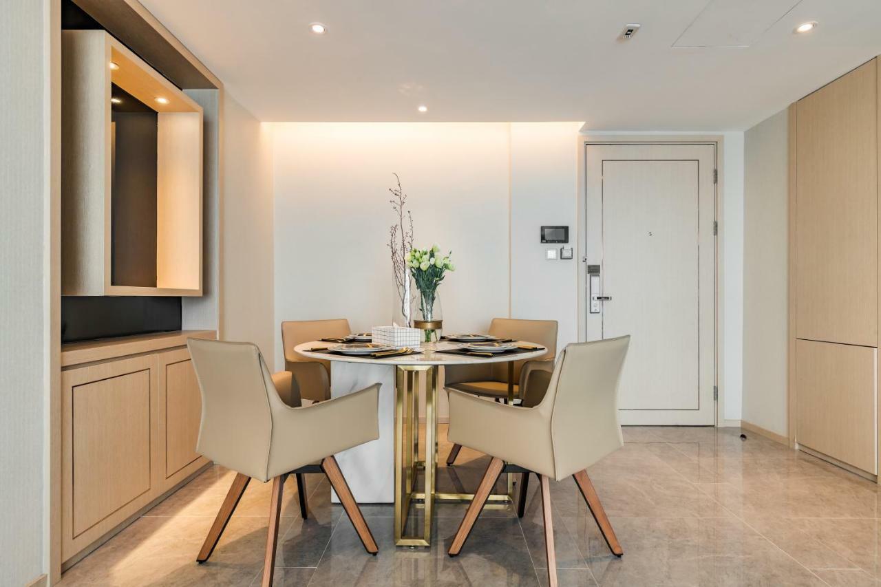 Tianfu In Service Apartement Chengdu Esterno foto